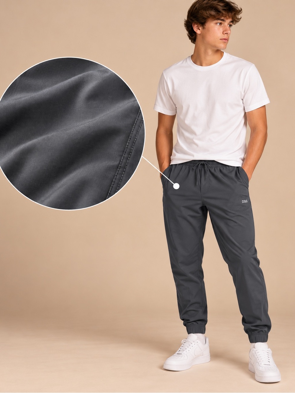 DSG Black Performance Jogger Pants Size M Athletic Training